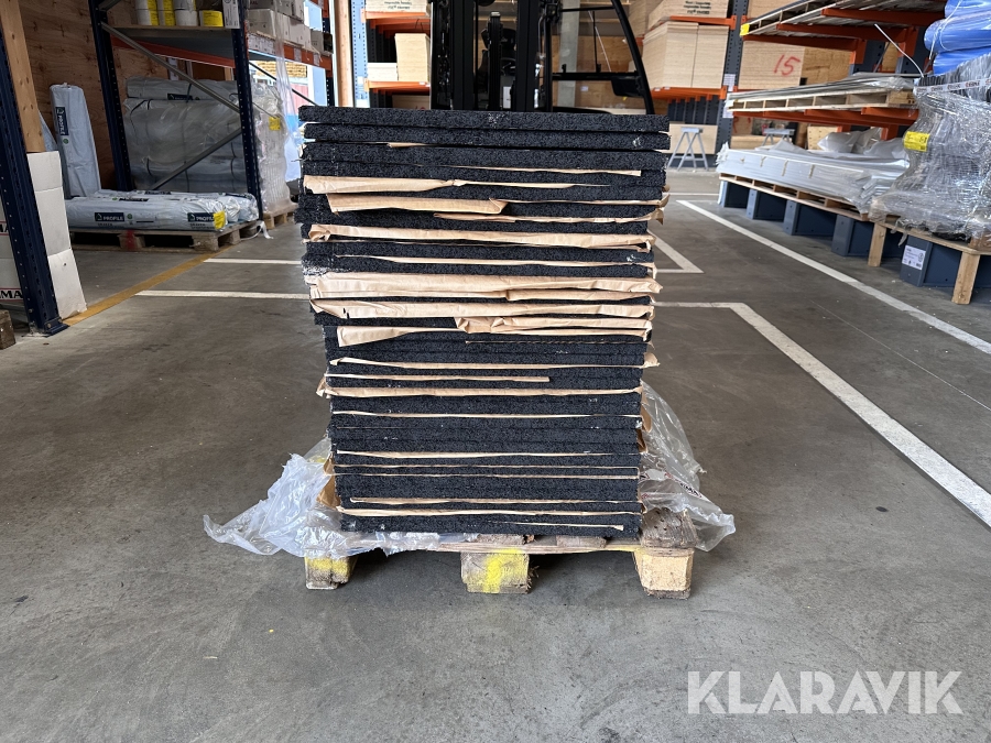 Akustikplader Troldtekt Futurecem grå ultrafin sort K5 31 styk