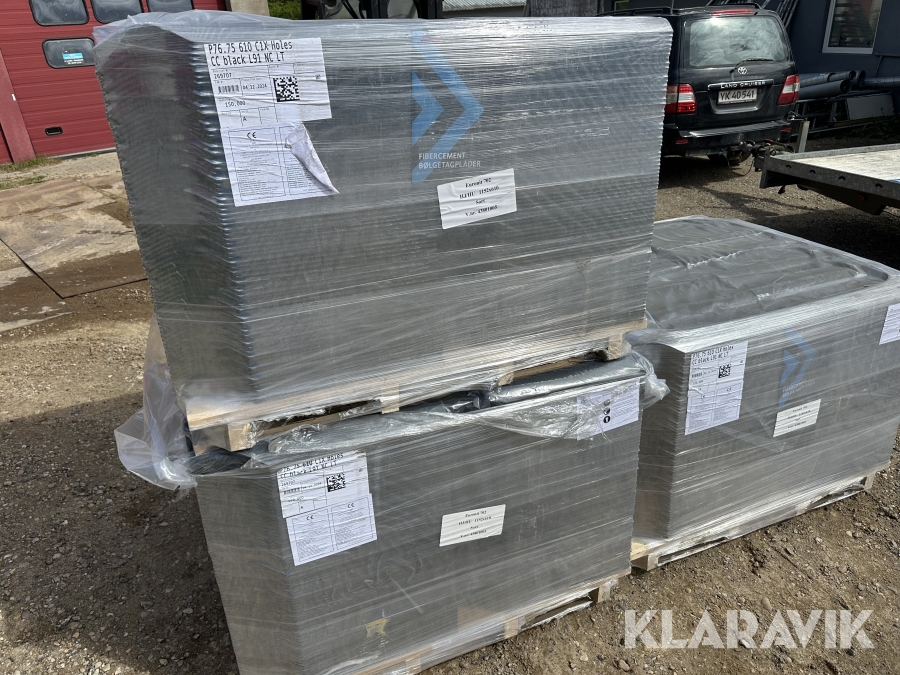 Bølgeplade Euronit 702 HJ/HU Sort - 450 styks