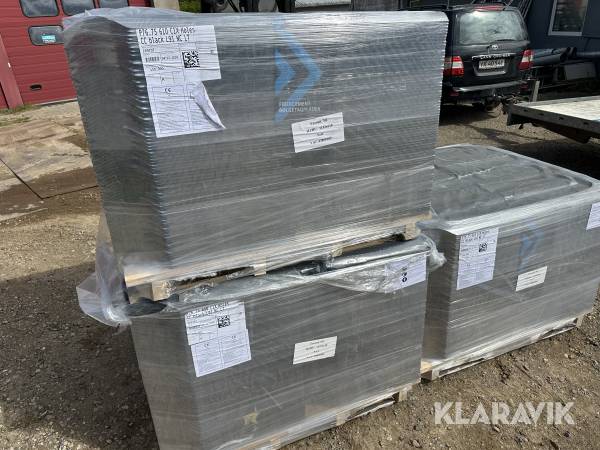 Bølgeplade Euronit 702 HJ/HU Sort - 450 styks