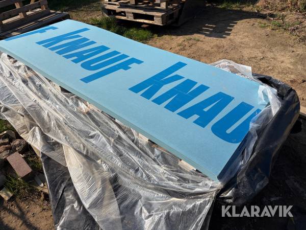 Knauf GKBI imprægnerede/fugtbestandige gipsplader 40 styk 