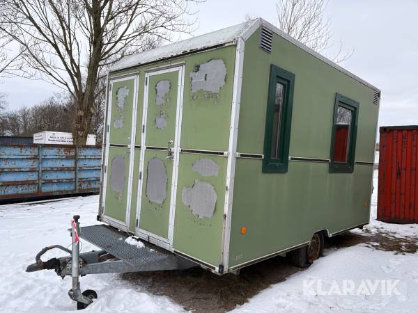 Personalevogn med toiletter