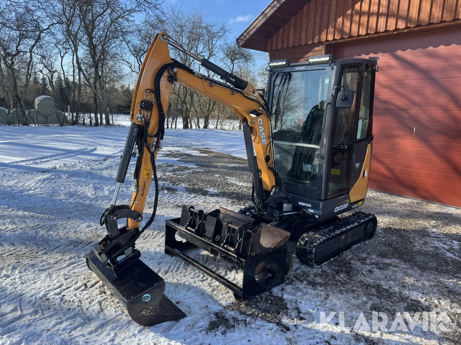 Minigraver Case Cx22D med compacttilt