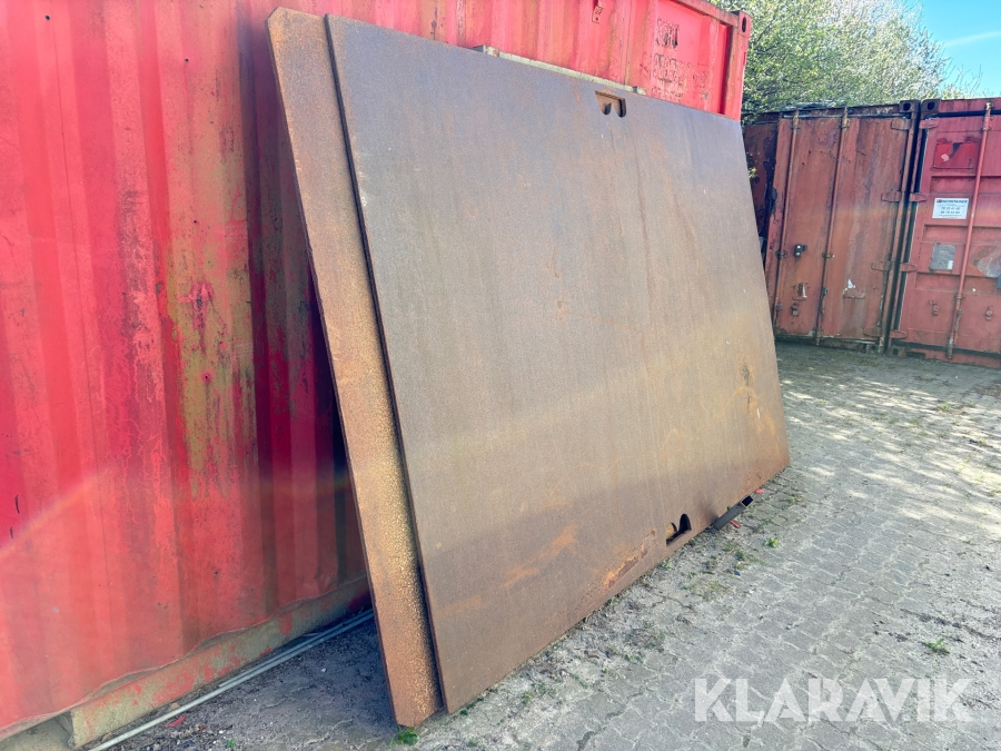 Køreplader assorterede størrelser 4 styk