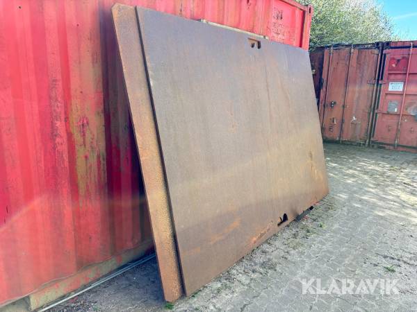 Køreplader assorterede størrelser 4 styk