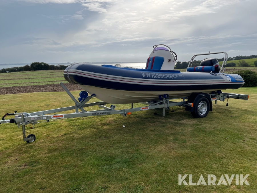 Båd Mako inkl. bådtrailer Neptun