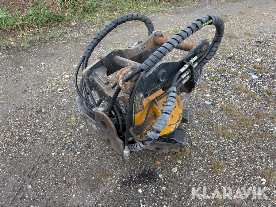 Rotortilt / Hydrema skift i top og bund Kinshofer