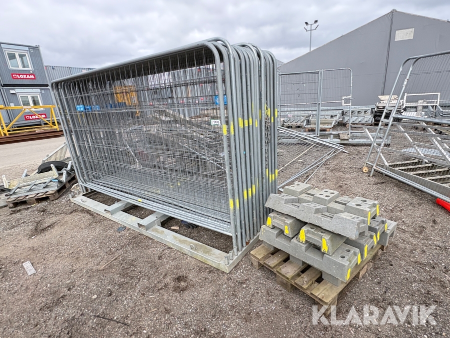 Byggepladshegn og fødder 25 fag og 50 fødder