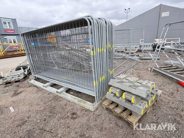 Byggepladshegn og fødder 25 fag og 50 fødder