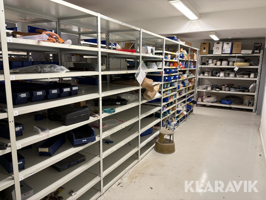 Varelager af el-komponenter og el-materiel