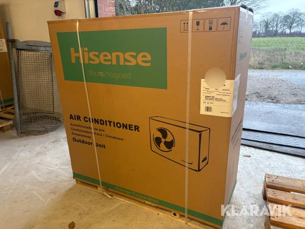 Varmepumpe Hisense AUW125U6RT4 / AUV125UR4RC4 luft til luft