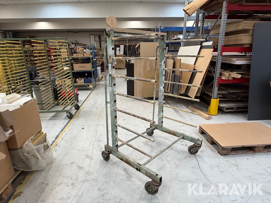 Pladetørringsvogn / tørrestativ 2 Styk.