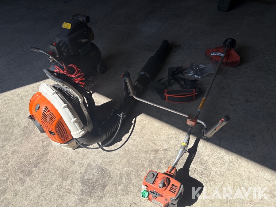 Havemaskiner Husqvarna og STIHL 3 Styk