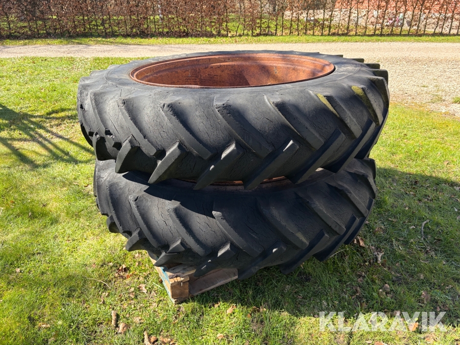 Tvillinghjul Michelin 13.6-38 - 5 arme - 2 styk hjul