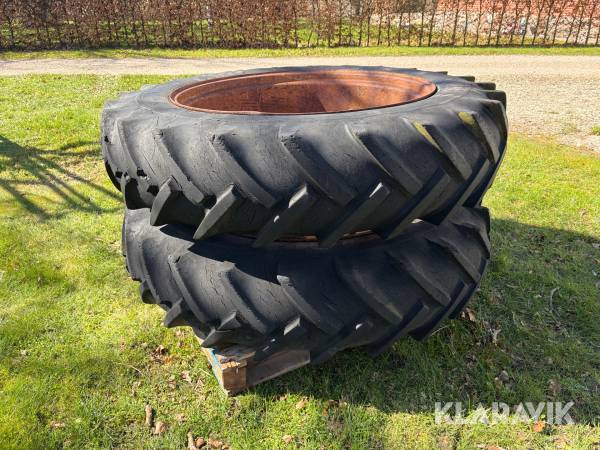 Tvillinghjul Michelin 13.6-38 - 5 arme - 2 styk hjul