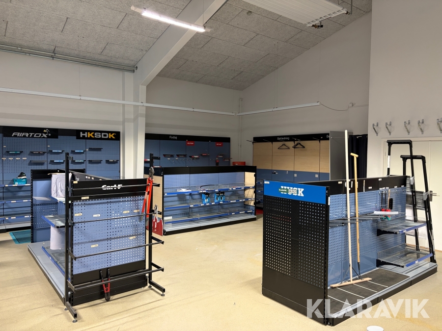 Værksteds/butik inventar