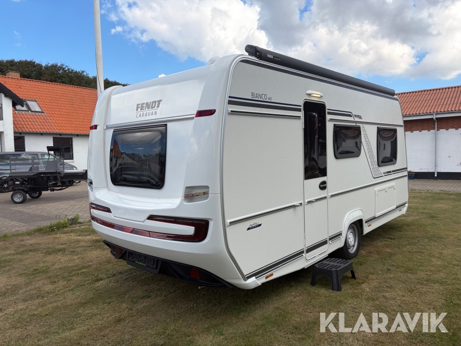 Campingvogn Fendt Bianco 465 Activ SGE med fortelt/markise og mover