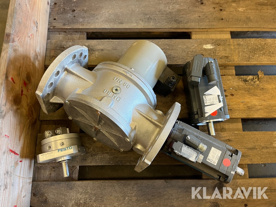 Ventil + motor blandet lot