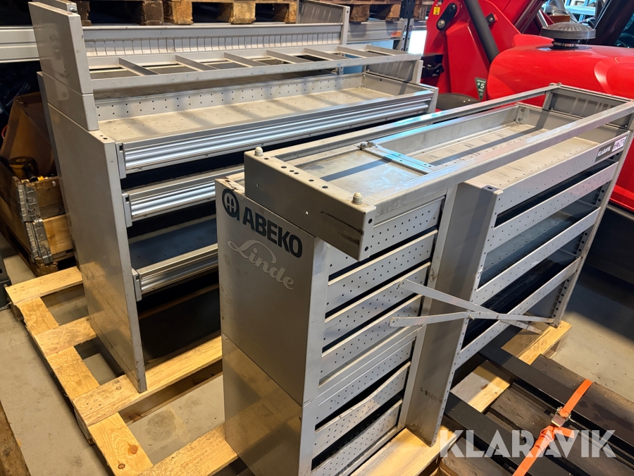 Bilinventar Sortimo - har siddet i en Volkswagen Transporter