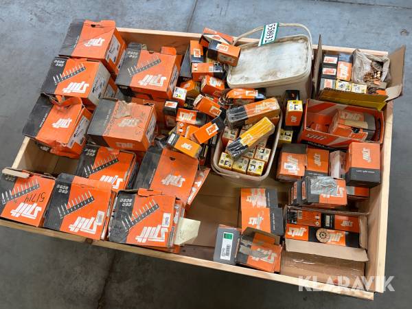 Patroner og skudsøm til skudpistol Spit 1 palle