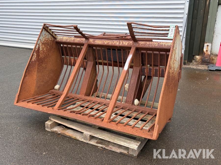 Risteskovl 165 cm brugt på Komatsu