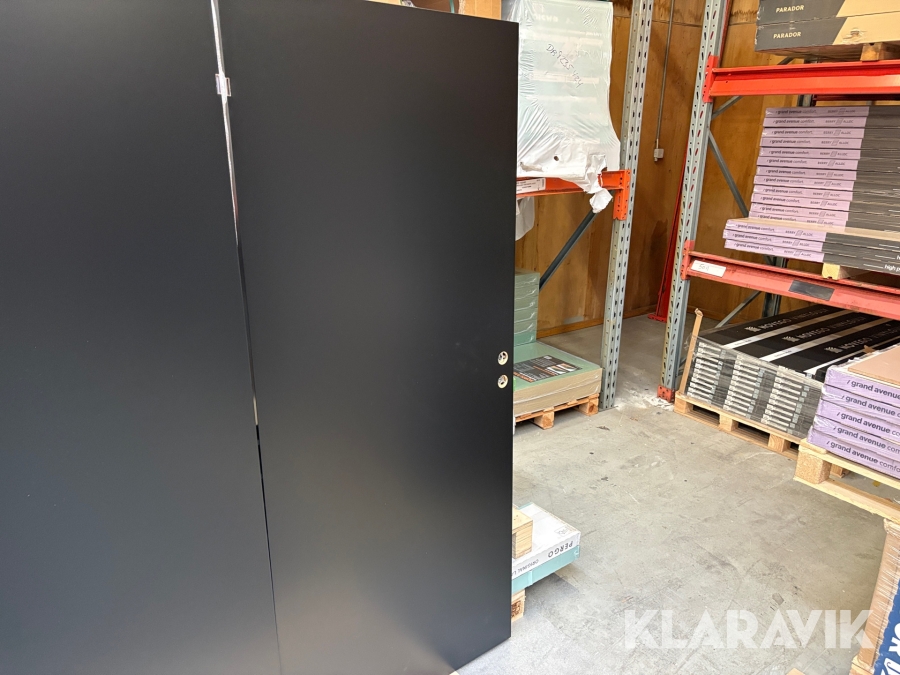 Indvendig dør Swedoor Stable sort - 3 styks