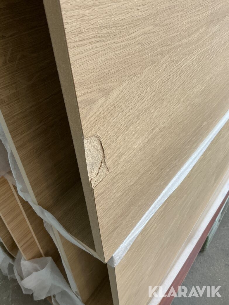 Egefineret MDF kasse 9 styk, Sorø, Klaravik auktioner