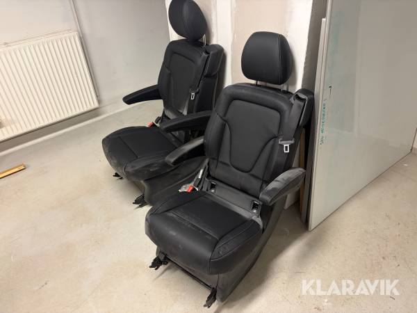 Bilsæder Mercedes-Benz Vito/enkeltsæder/bagsæder 2 styk 