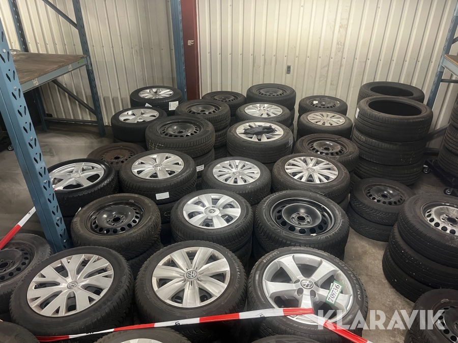 Dæk og komplethjul Volkswagen/Seat/Skoda 26 sæt.