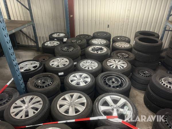 Dæk og komplethjul Volkswagen/Seat/Skoda 26 sæt.