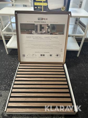 Akustikpaneler Fibrotech Walnut 80 styk