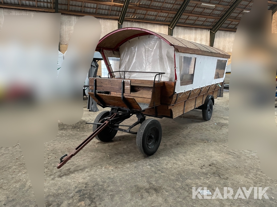 Prærievogn med bremser