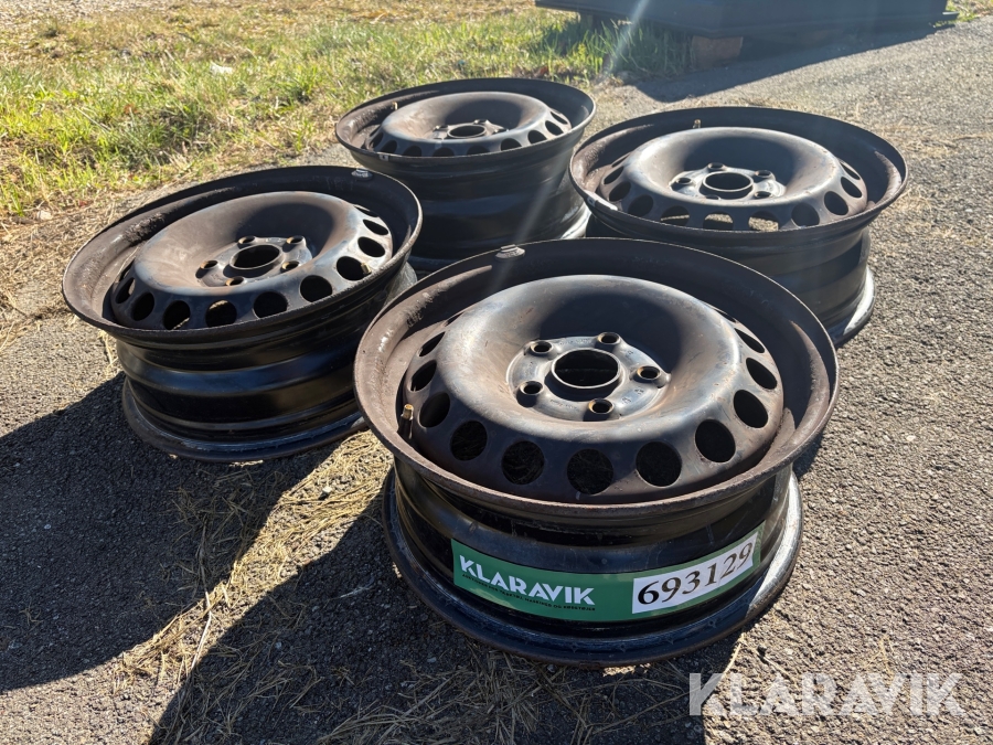 Stålfælge - Skoda Octavia - 4 styk