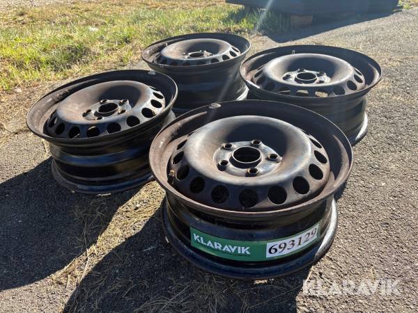 Stålfælge - Skoda Octavia - 4 styk