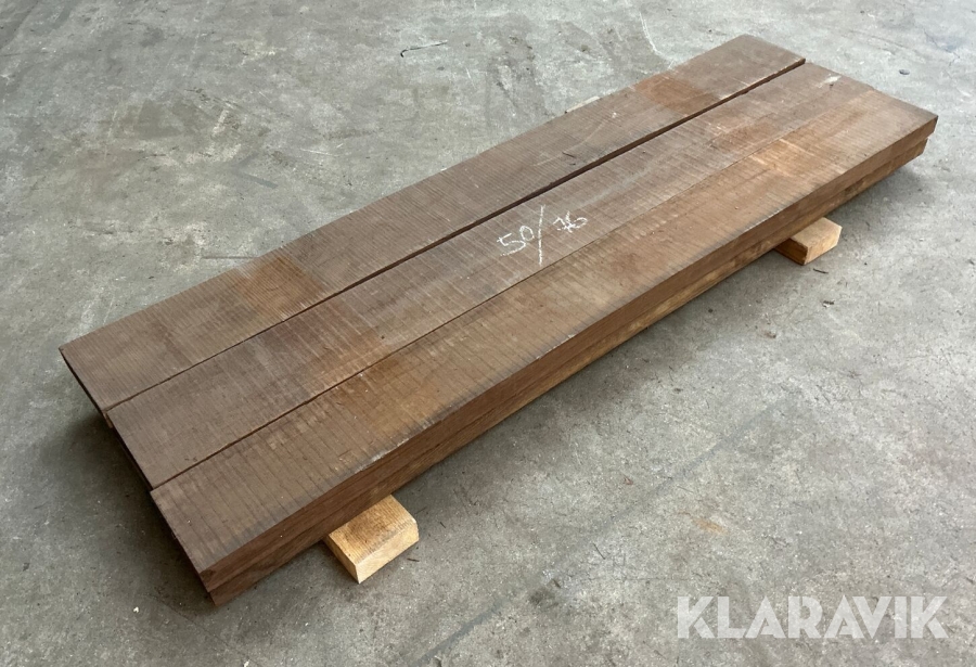 Panga Panga Tømmer Bredde 18-20x190 cm 6 styk 