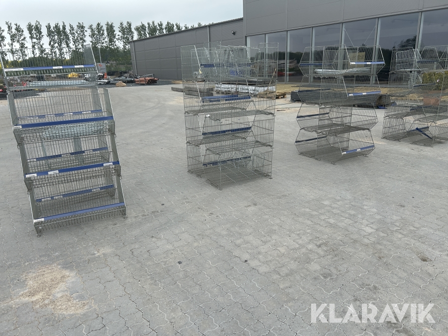 Værksteds/butik kurve 8 styk