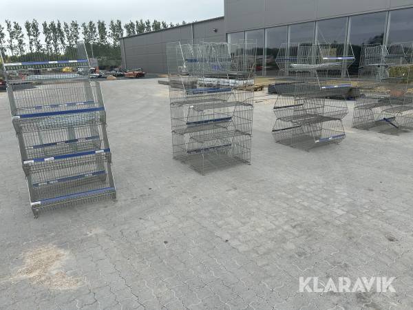 Værksteds/butik kurve 8 styk