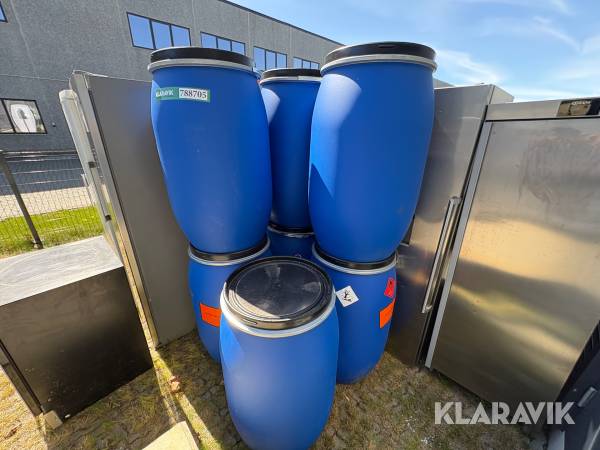 Plasttønder Schütz 200 liter - 7 styk