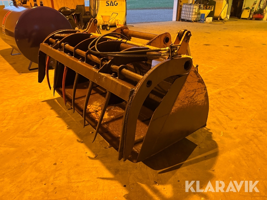 Skovl med overfald Hauer Silagegreifschaufel