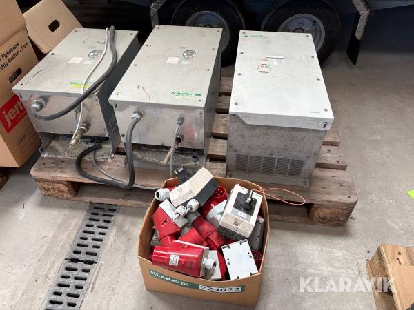 Frekvensomformer Schneider Electric 3 styk