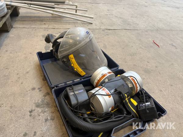 Åndedrætsværn Honeywell / North Compact Air 4 sæt samt tilbehør