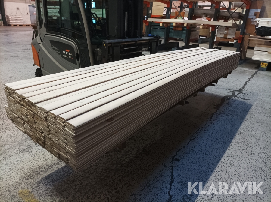 Blokhus brædder grundmalet hvid 66m2