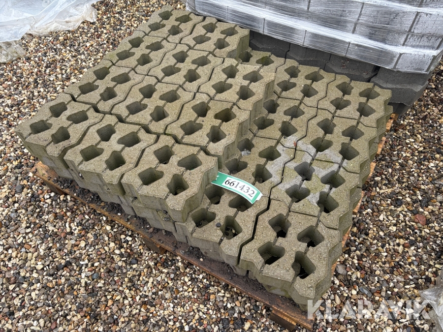 Græsarmeringssten 51 styk.