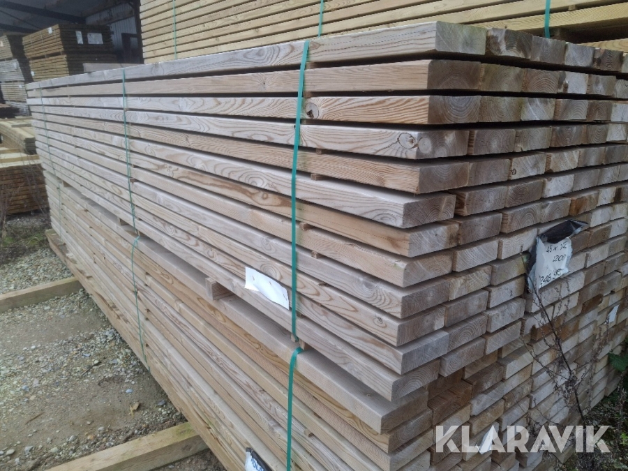 Planker trykimprægneret Holmen 45x145mm