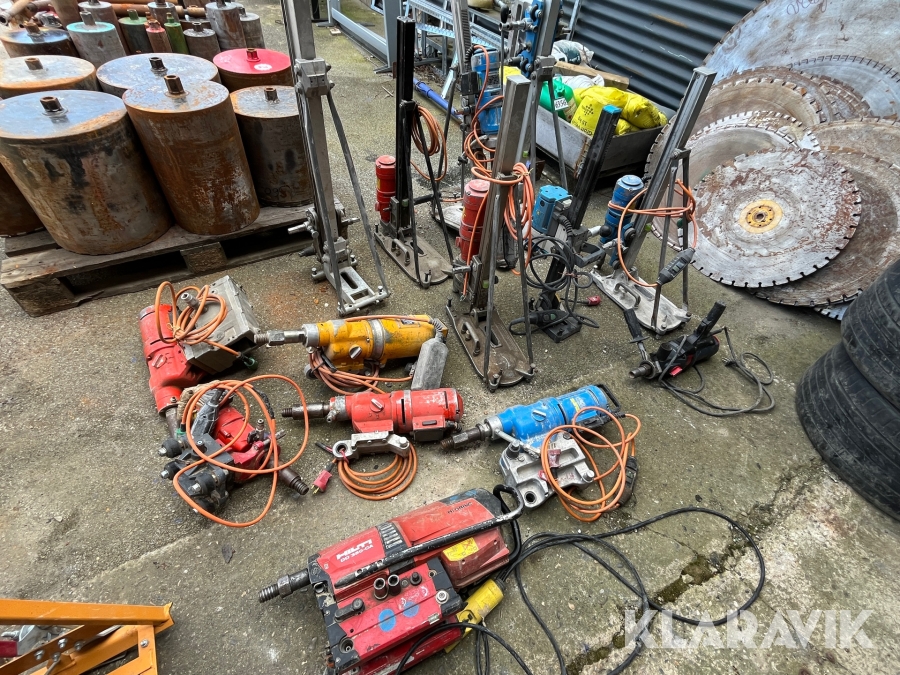 Kerneboremaskiner Weka/Tyrolit/Hilti - 12 styk