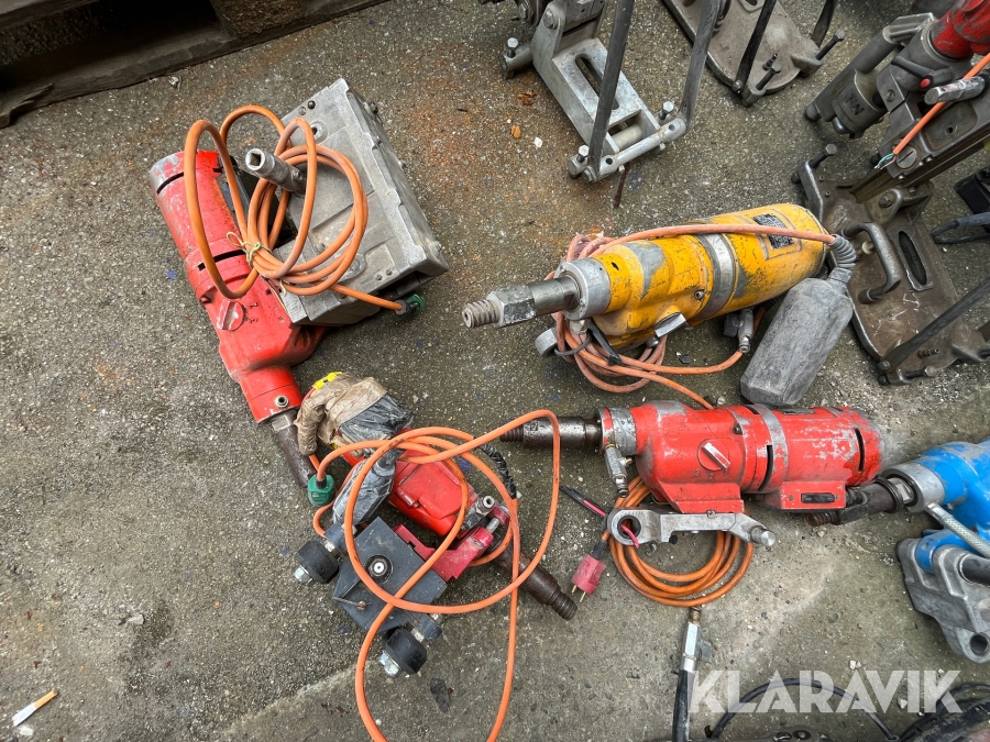 Kerneboremaskiner Weka/Tyrolit/Hilti - 12 styk