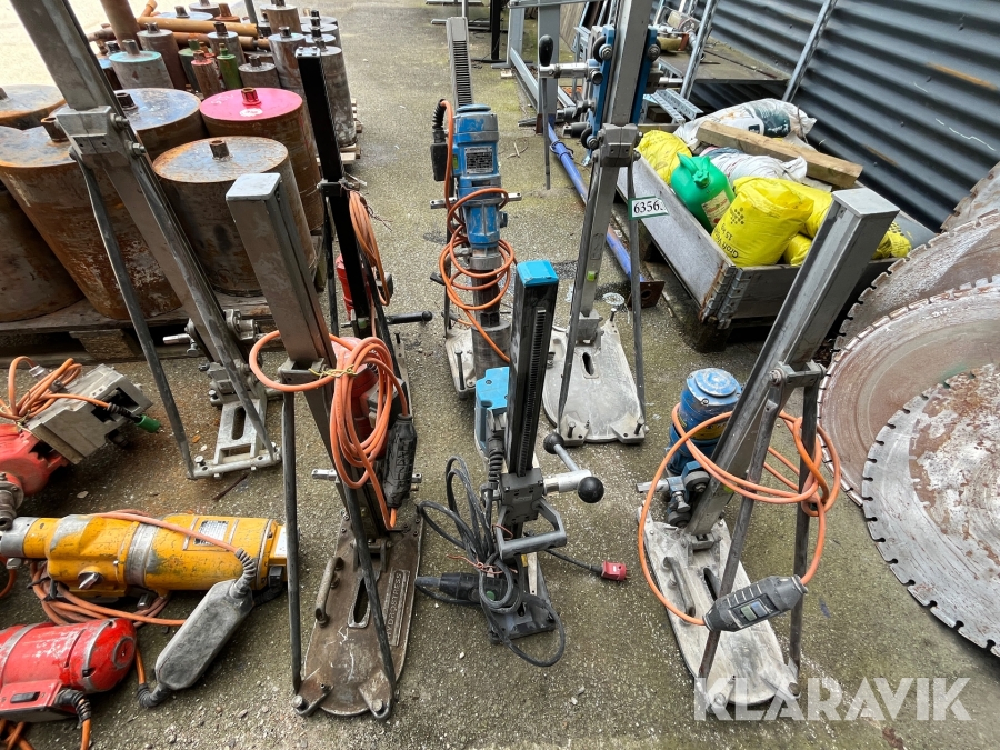 Kerneboremaskiner Weka/Tyrolit/Hilti - 12 styk