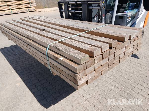 Trykimprægneret planker 50x95mm 52 styk
