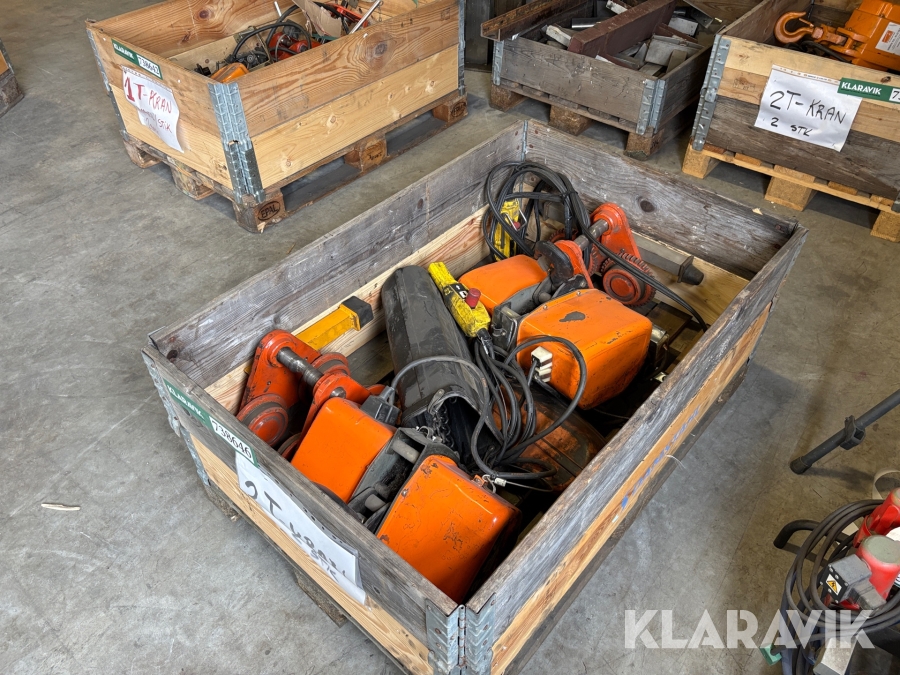 Krantaljer Hitachy - 2 styk 2 tons