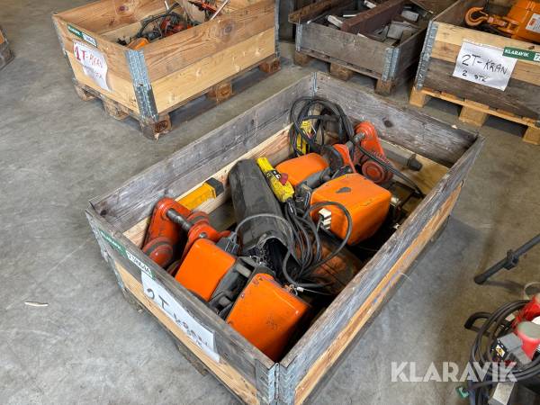 Krantaljer Hitachy - 2 styk 2 tons