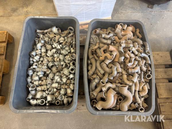 Galvaniseret rør fittings Blandet Lot